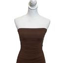 ZARA  Ruched Staples Bodycon Midi Dress Jersey  3641323 Womens Size S Flawed Photo 1