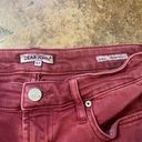 Dear John Gisele High Waisted Maroon Skinny Jeans Size 27 Photo 5