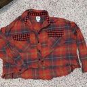 Urban Outfitters UO Cropped Plaid Flannel  Photo 1