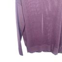 Sweaty Betty  Womens Open Back Open Knit Sweater Purple Size large N Photo 1