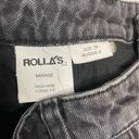 Rolla"s Mirage High Rise Loose Fit Black Denim Shorts Size 26 Photo 5