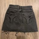 Hollister Black Ripped Denim Skirt Photo 1