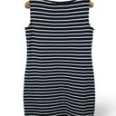 Talbots  Nautical Dress Sleeveless Striped Navy Dress With Red Accent Size Small Photo 1