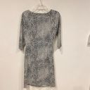 J. McLaughlin Ruched Animal Print Dress Size Medium EUC Photo 2