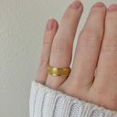 American Vintage Vintage “Gilda” Gold Glitter Ring Stacking 5.5 Classic Femme Glam  Photo 3