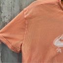 Nike  NSW Air Short Sleeve Mesh Cropped Top Crimson Bliss Orange Photo 6