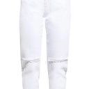 Good American  Good Girlfriend Jean Cutout Knee in White size 2/26 Photo 0