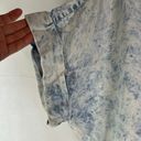 Thread and Supply  Short Sleeve Acid Wash Stonewash Top Women's Size Large Photo 3