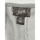 J.Jill  Tank Dress Pleated Sleeveless Scoop Neck Side Zip Linen Gray Medium Photo 1