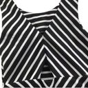 Bisou Bisou  Black & White Chevron Cutout Mini Dress New Photo 7