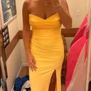 Jovani Yellow Prom Dress Photo 0