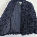 Chelsea28  Black Faux Fur Oversized Teddy Coat Jacket Size XS Photo 2