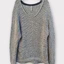 Free People Bright Lights Oversized Marled Sweater Photo 6