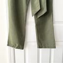 Anthropologie  Coquille Olive Green Soft Paperbag Tie Waist Casual Jogger Pants 8 Photo 29