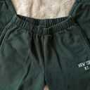 Brandy Melville dark green new york sweatpants Photo 0