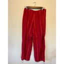 Krass&co  Ellen Tracy womens red striped linen pants size 4 Photo 2