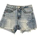 Indigo Rein  Women's Jean Shorts Soft Blue Denim Jeans Size 3 Inseam Waist 25 Photo 0