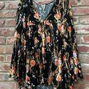 Free People  Bella Floral Print Tunic Size Medium Bohemian Festival Boho Photo 0