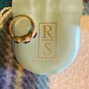 Ross Simons sterling sapphire and diamond accent ring size 9 Photo 5