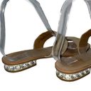 Dune London  Jewel Embellished Slip On Sandal Size 6M Wenzel Photo 3