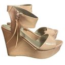 Michael Antonio  PATENT NUDE WEDGES Photo 0