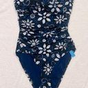 Bleu Rod Beattie Blue Rod Beattie Bathing Suit One piece 4 Swim Straps Cut Out Padded Cups Navy Photo 0