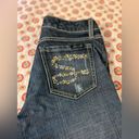 Seven7  Rhinestone Flare Jeans Size 6 Embellished Sparkly Photo 1