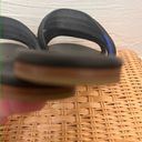 Rothy's Rothy’s Triple band black slide sandals size 7.5 Photo 4
