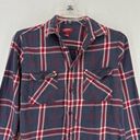 Arizona Jeans Arizona Jean Co Long Sleeve Plaid Flannel Women’s Small Blue Photo 2