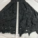 Alya  Black Floral Crochet Sweetheart Neckline Sleeveless Dress Photo 5