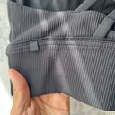 Lululemon  Ribbed Strappy Sports Bra Black Size 6 Photo 3