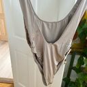 Aerie ☀️3/$25  Low Back Metallic One Piece Swimming Suit Photo 5