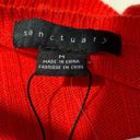 Sanctuary  NWT Lillith Sweater Mod Red womens NEw Photo 2