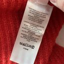 Pilcro  womens small oversized anthropologie red rust knit cowl turtleneck sweate Photo 8