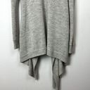 Helmut Lang  Draped Cardigan Sweater Size Small Alpaca Silk Oatmeal Beige Pockets Photo 9