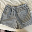 Striped Boxer Shorts White Size M Photo 1