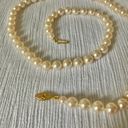 American Vintage Vintage “Mairi” Champagne Pearl Necklace 25” Gold Marquise Fishhook JAPAN Classic Photo 8