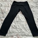 Tuff Athletics  black waistband logo on the back leggings, size L athleisure Photo 9