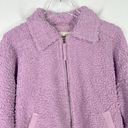 Universal Threads NWT Universal Thread Collared Sherpa Bomber Jacket Mauve Magic Size Large L NEW Photo 2