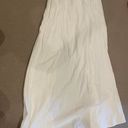 NA-KD White Linen Maxi Skirt Photo 1