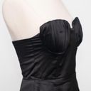 Naked Wardrobe . New! The Statement Satin Corset Strapless Mini Dress. Photo 6