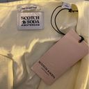 Scotch & Soda NWT  Pastel Yellow Ruffle Flutter Sleeve Knee Length Dress Photo 3