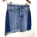 Hidden Jeans NWT  Payton Color Block Blue Denim Mini Skirt Sz S Photo 3