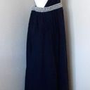 J.Crew  Navy Deep V-Neck Ruffle Beach Dress Size M Photo 7