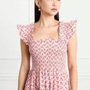 Hill House  The Ellie Nap Dress in Pink Spaced Floral Cotton Lawn Size XXL NWT Photo 3