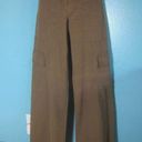 United Colors Of Benetton Vintage 80's Benetton Cotton Wide Leg Cargo Pant Light Brown Size 42 Fits 4-6 Photo 0