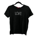 n:philanthropy  LOVE Jigsaw Black T-Shirt Photo 0