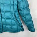 Woolrich  Abington Teal Goose Down Puffer Coat Womens Sz Small Photo 3