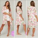 Show Me Your Mumu  One Size Brie Pink Floral Polyester Robe Photo 1