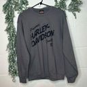 Harley Davidson  | women gray crewneck pullover long sleeve Photo 7